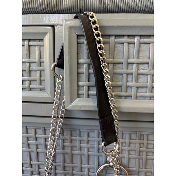 NWOT ZARA STUDDED MEDIUM CROSSBODY chain bag, $128 - Picture 6 of 11